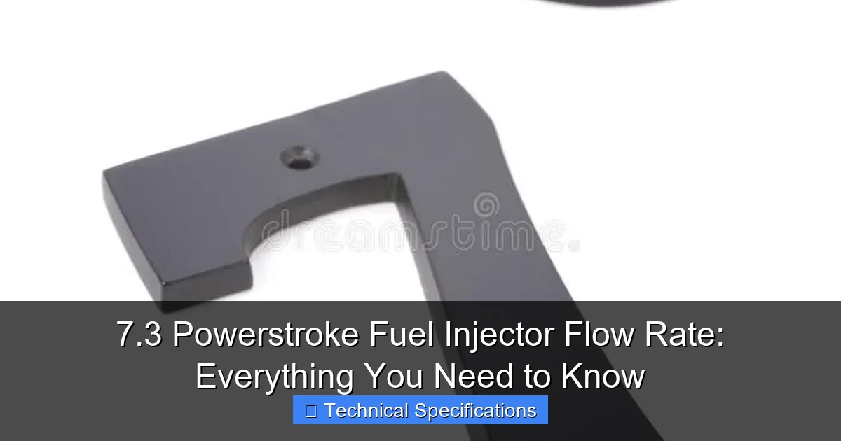 7.3 Powerstroke Fuel Injector Flow Rate: Everything You Need to Know - content1 visual guide
