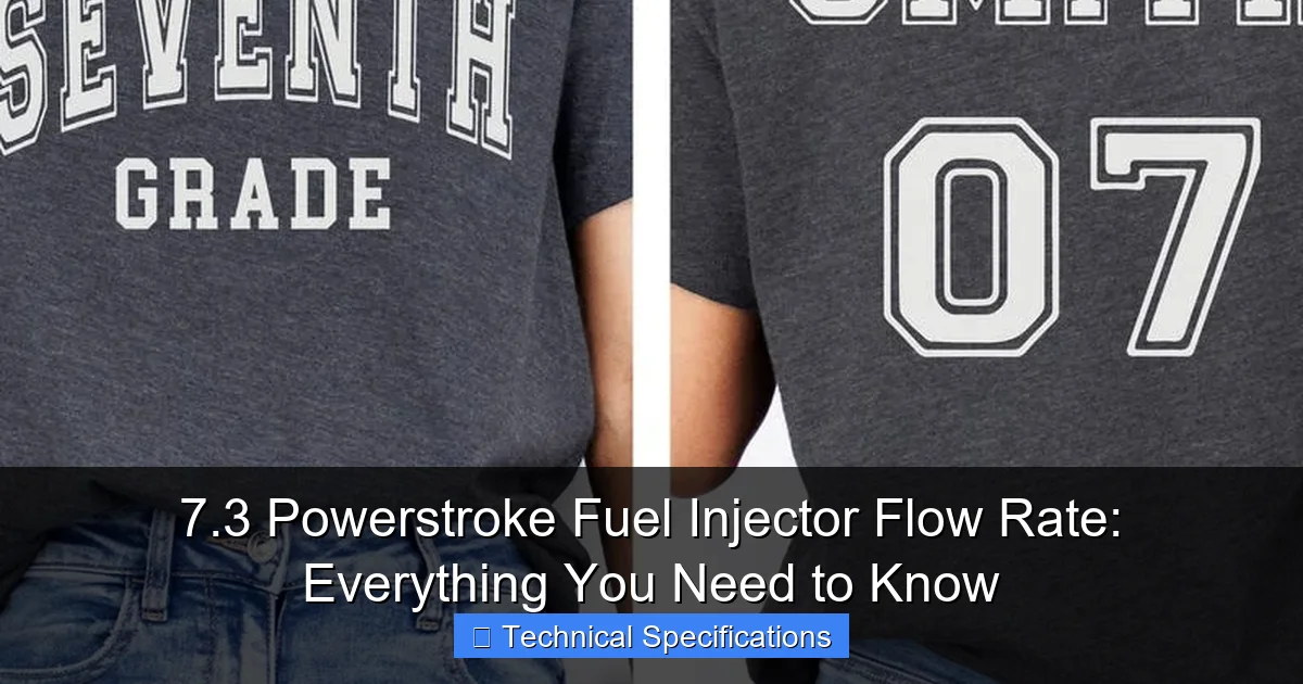 7.3 Powerstroke Fuel Injector Flow Rate: Everything You Need to Know - content2 visual guide