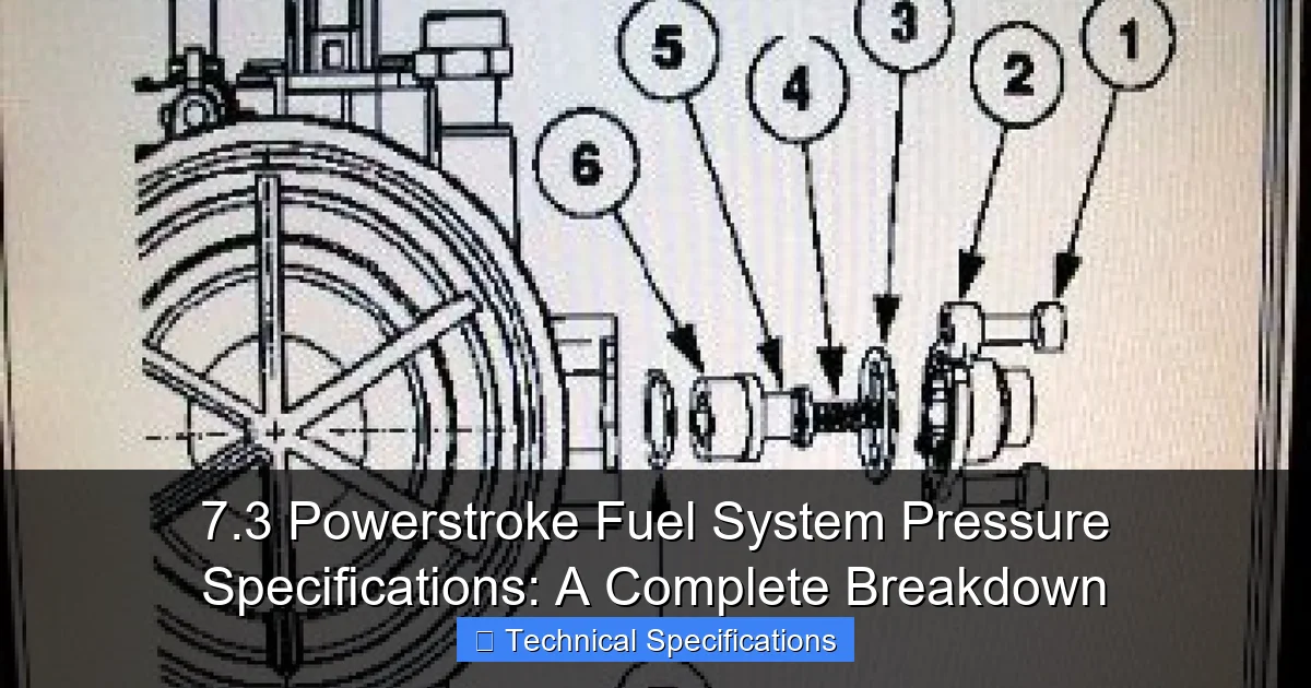 7.3 Powerstroke Fuel System Pressure Specifications: A Complete Breakdown - content1 visual guide