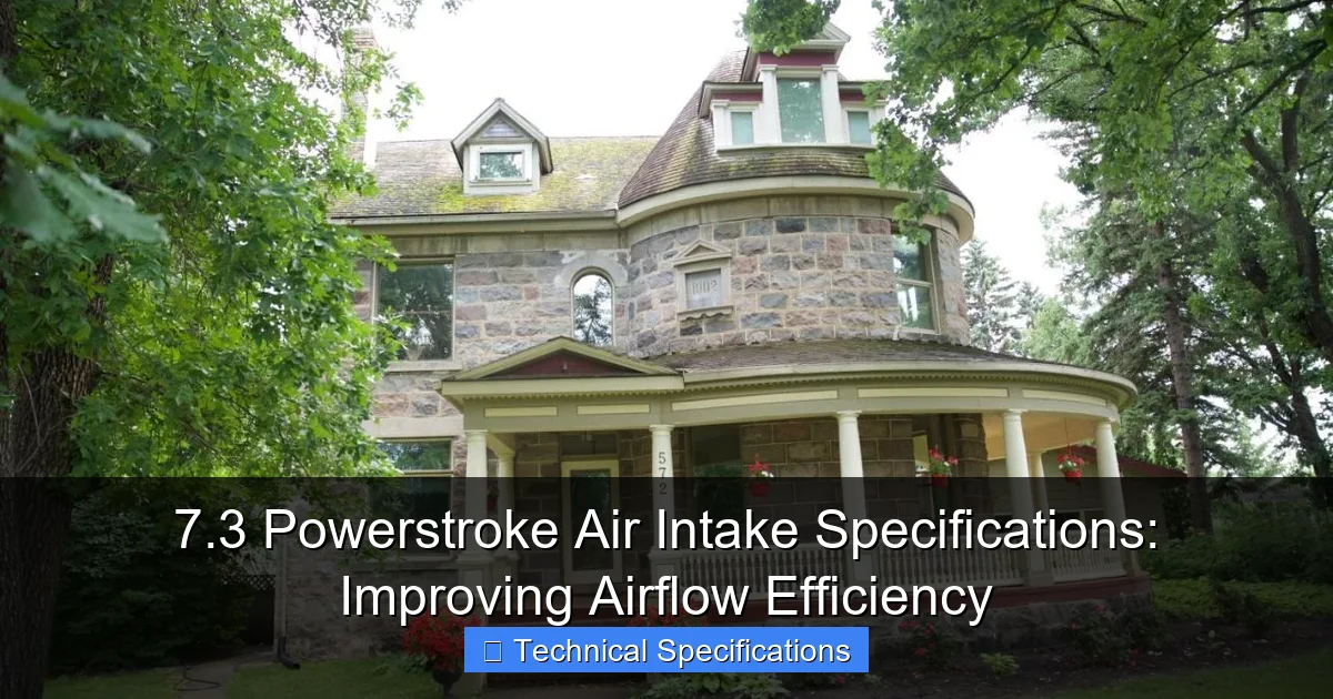 7.3 Powerstroke Air Intake Specifications: Improving Airflow Efficiency - content1 visual guide