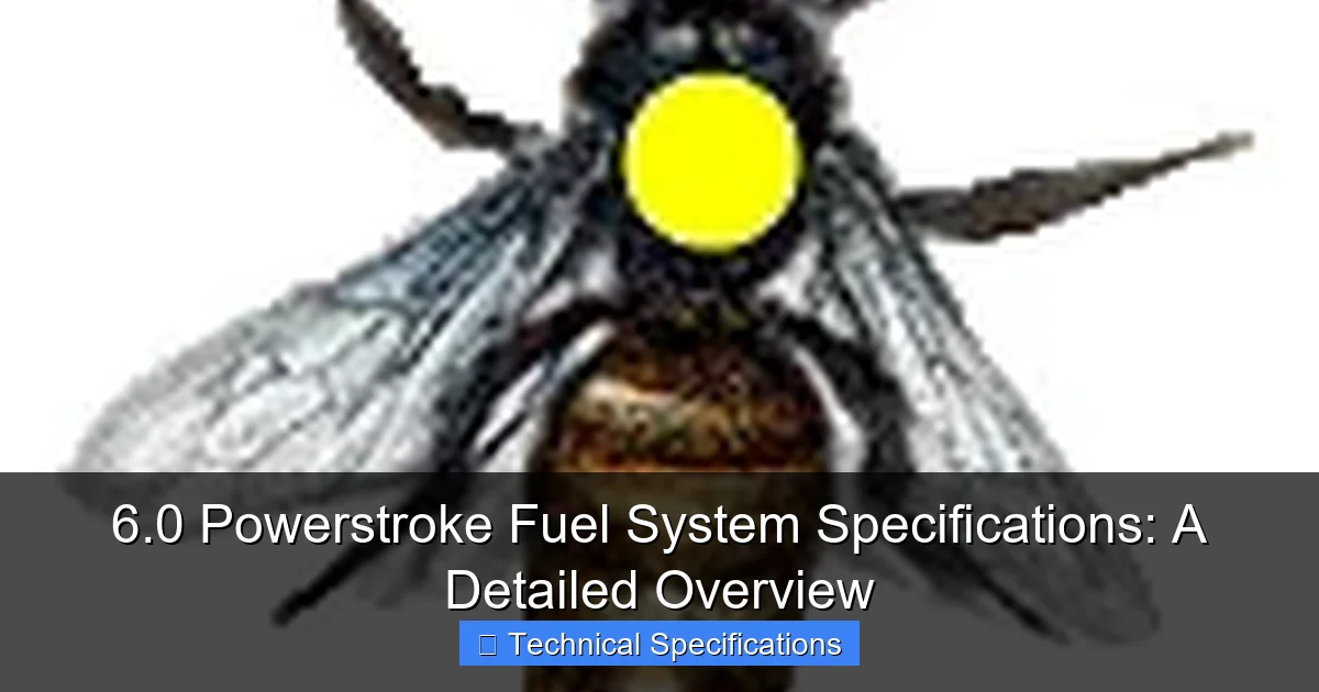 6.0 Powerstroke Fuel System Specifications: A Detailed Overview - content1 visual guide