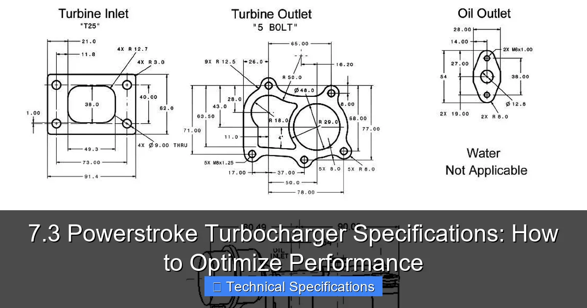 7.3 Powerstroke Turbocharger Specifications: How to Optimize Performance - content2 visual guide