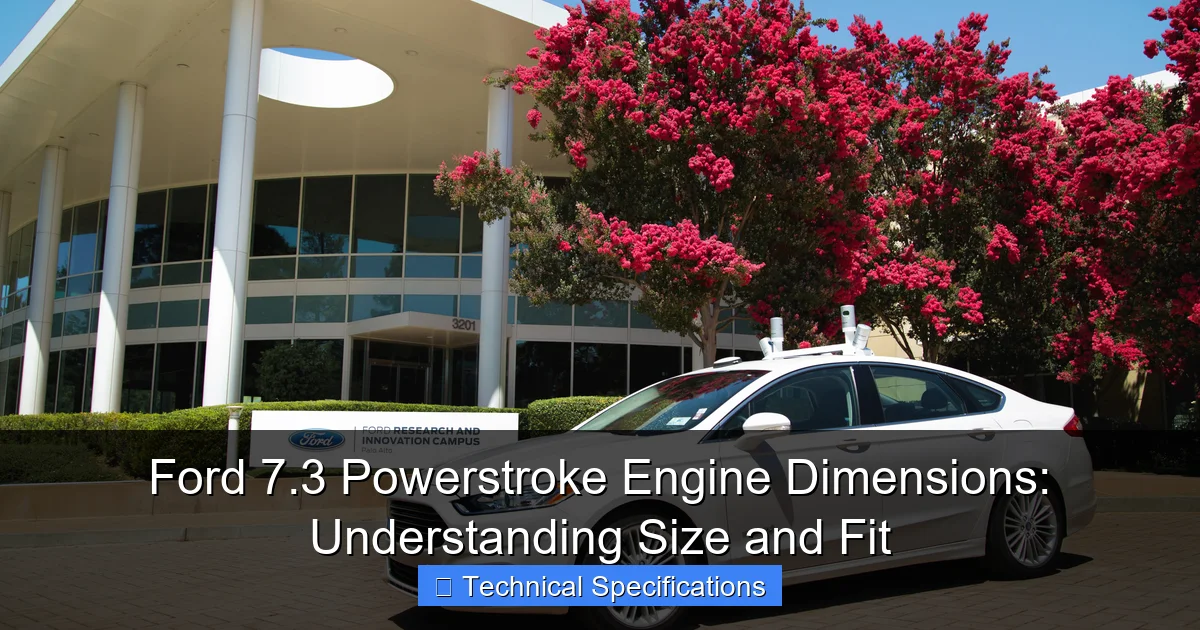 Ford 7.3 Powerstroke Engine Dimensions: Understanding Size and Fit - content1 visual guide