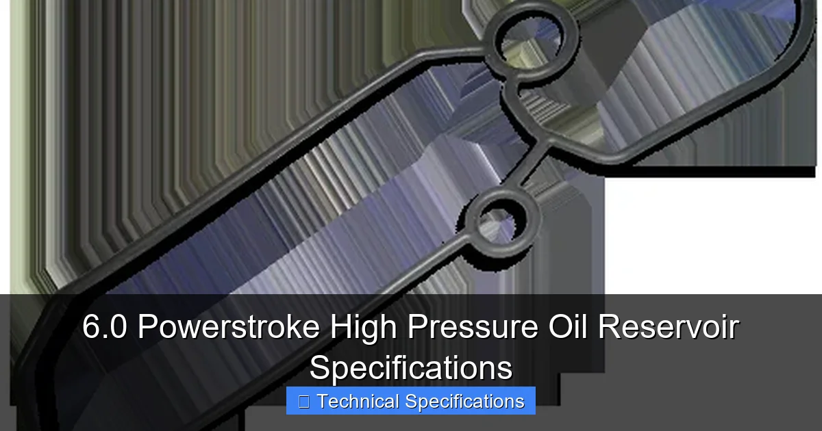 6.0 Powerstroke High Pressure Oil Reservoir Specifications - content2 visual guide
