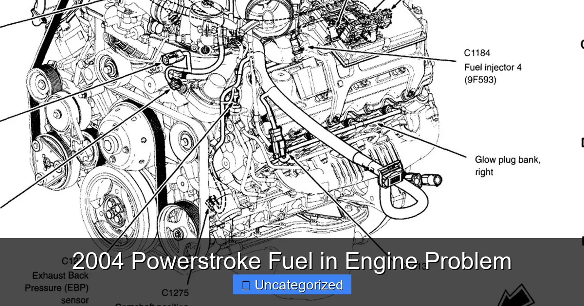 2004 Powerstroke Fuel in Engine Problem - content2 visual guide