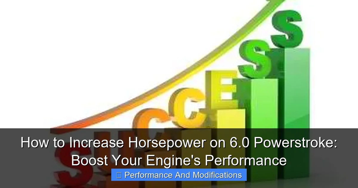 How to Increase Horsepower on 6.0 Powerstroke: Boost Your Engine's Performance - content1 visual guide