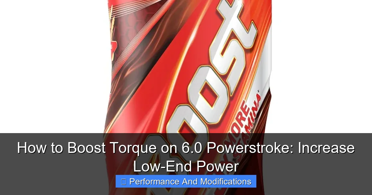 How to Boost Torque on 6.0 Powerstroke: Increase Low-End Power - content1 visual guide