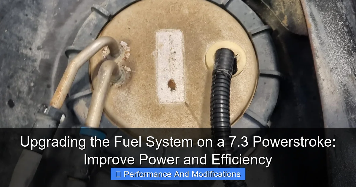 Upgrading the Fuel System on a 7.3 Powerstroke: Improve Power and Efficiency - content1 visual guide