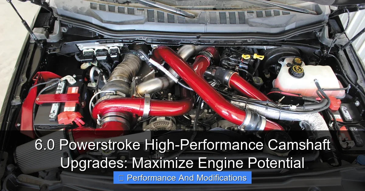 6.0 Powerstroke High-Performance Camshaft Upgrades: Maximize Engine Potential - content1 visual guide