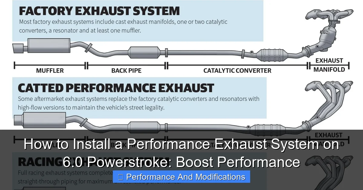 How to Install a Performance Exhaust System on 6.0 Powerstroke: Boost Performance - content1 visual guide