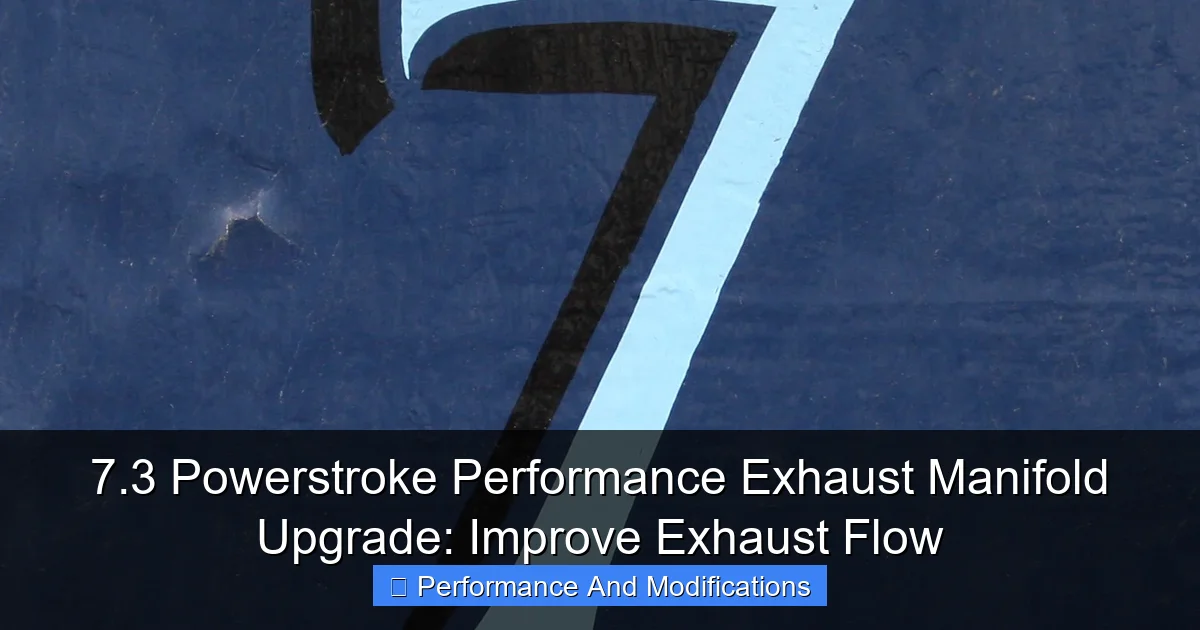 7.3 Powerstroke Performance Exhaust Manifold Upgrade: Improve Exhaust Flow - content1 visual guide