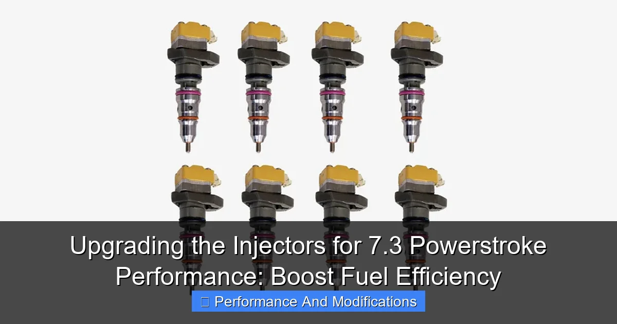 Upgrading the Injectors for 7.3 Powerstroke Performance: Boost Fuel Efficiency - content1 visual guide