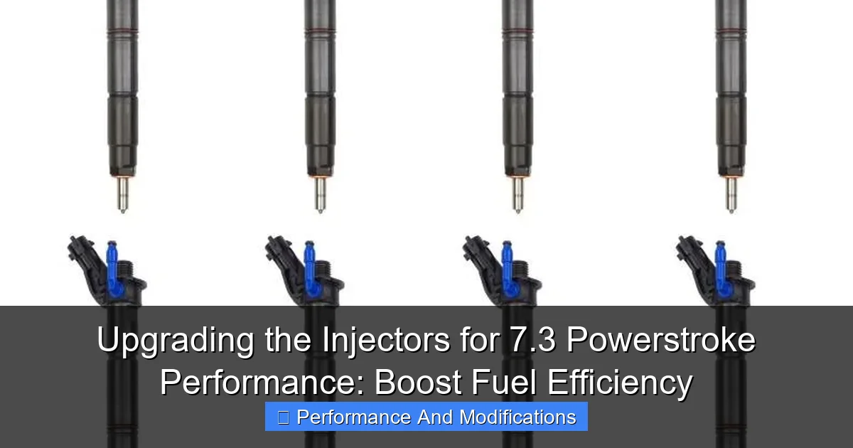 Upgrading the Injectors for 7.3 Powerstroke Performance: Boost Fuel Efficiency - content2 visual guide