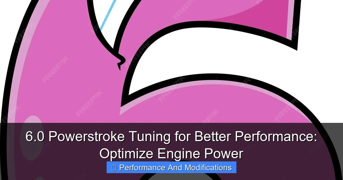 6.0 Powerstroke Tuning for Better Performance: Optimize Engine Power - content2 visual guide