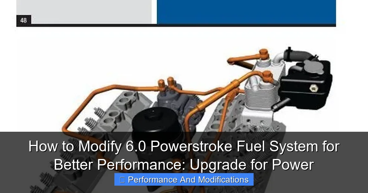 How to Modify 6.0 Powerstroke Fuel System for Better Performance: Upgrade for Power - content1 visual guide