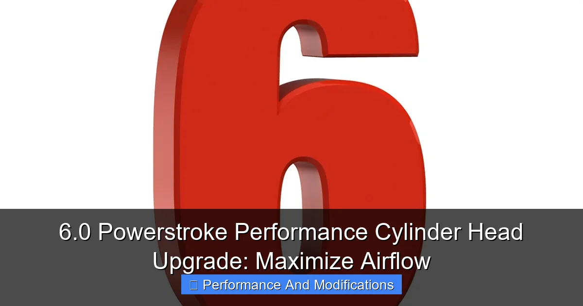 6.0 Powerstroke Performance Cylinder Head Upgrade: Maximize Airflow - content2 visual guide