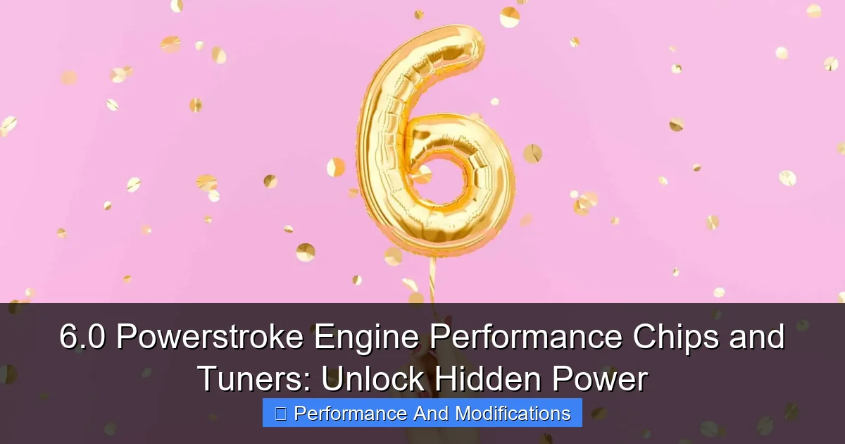 6.0 Powerstroke Engine Performance Chips and Tuners: Unlock Hidden Power - content1 visual guide