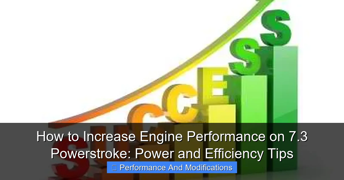 How to Increase Engine Performance on 7.3 Powerstroke: Power and Efficiency Tips - content1 visual guide