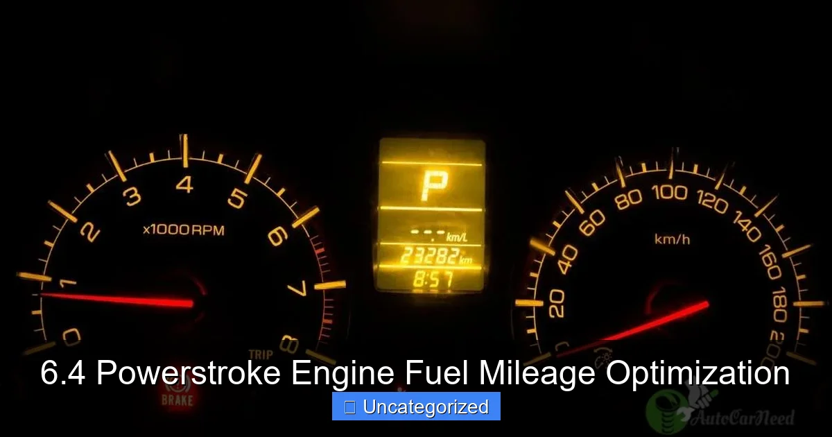 6.4 Powerstroke Engine Fuel Mileage Optimization - content1 visual guide