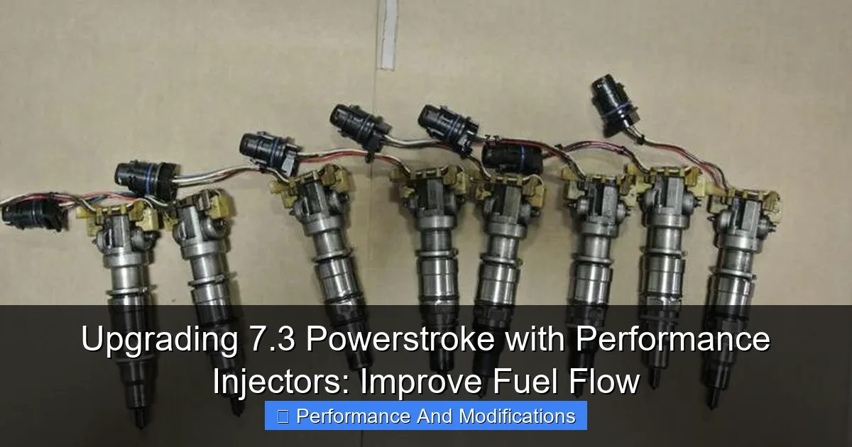 Upgrading 7.3 Powerstroke with Performance Injectors: Improve Fuel Flow - content2 visual guide