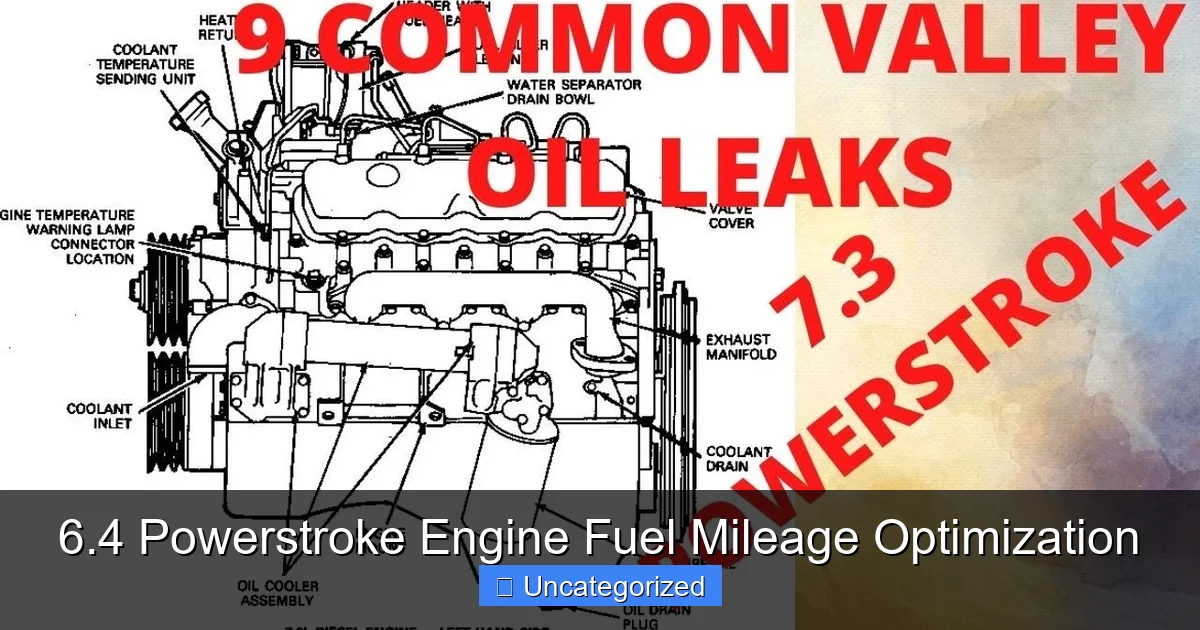 6.4 Powerstroke Engine Fuel Mileage Optimization - content2 visual guide