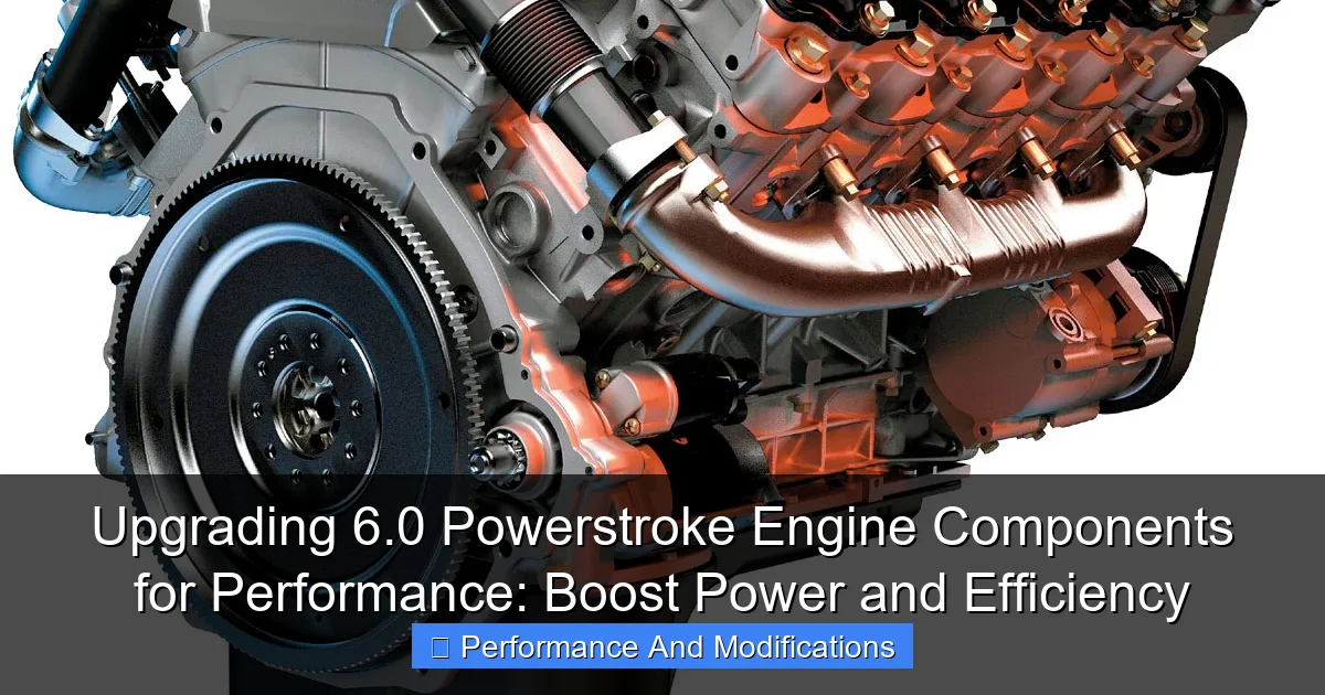 Upgrading 6.0 Powerstroke Engine Components for Performance: Boost Power and Efficiency - content1 visual guide