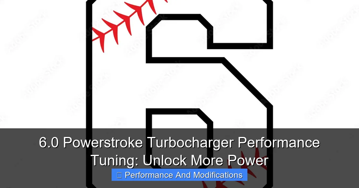 6.0 Powerstroke Turbocharger Performance Tuning: Unlock More Power - content2 visual guide