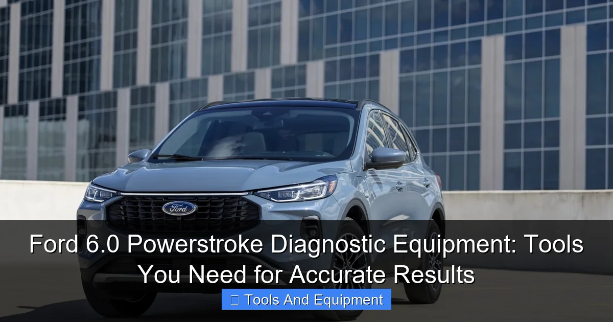Ford 6.0 Powerstroke Diagnostic Equipment: Tools You Need for Accurate Results - content1 visual guide