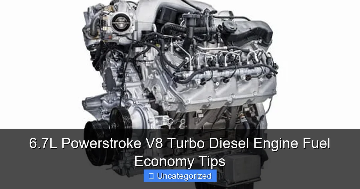6.7L Powerstroke V8 Turbo Diesel Engine Fuel Economy Tips - content2 visual guide