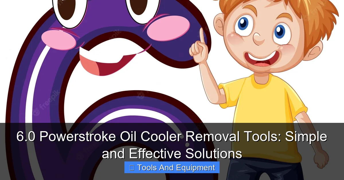 6.0 Powerstroke Oil Cooler Removal Tools: Simple and Effective Solutions - content1 visual guide