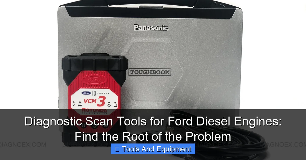 Diagnostic Scan Tools for Ford Diesel Engines: Find the Root of the Problem - content1 visual guide