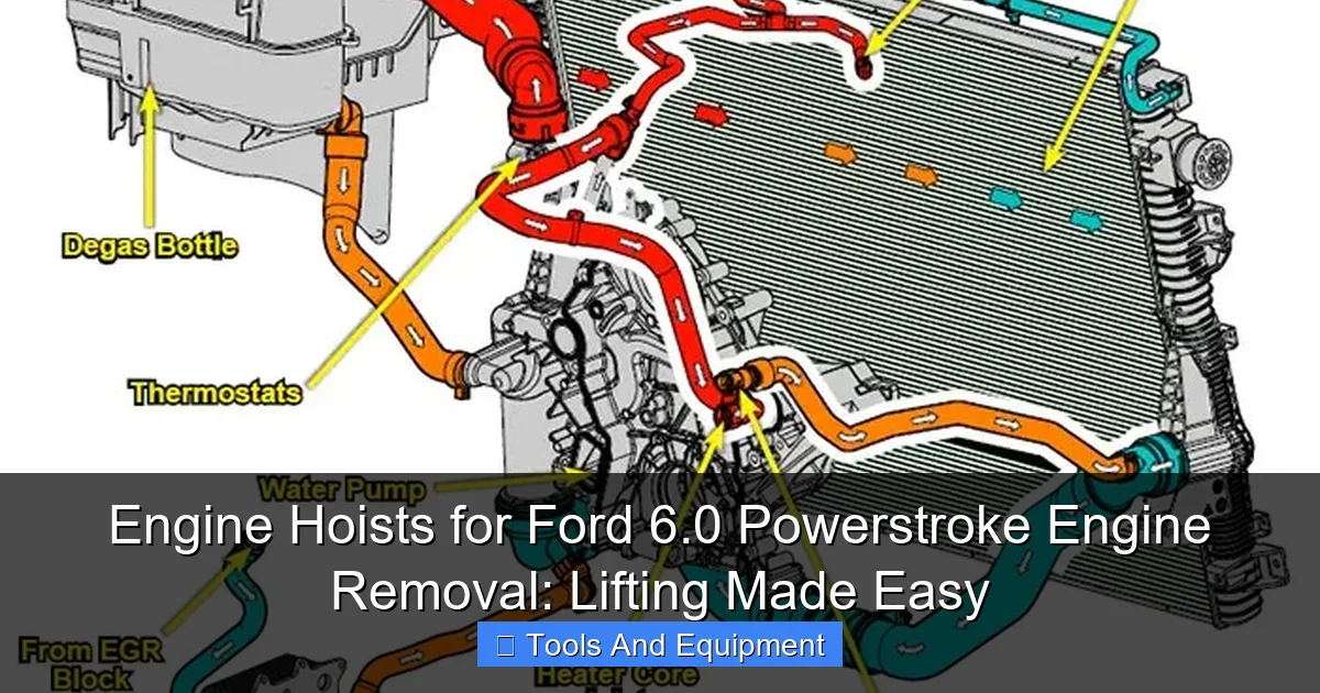 Engine Hoists for Ford 6.0 Powerstroke Engine Removal: Lifting Made Easy - content1 visual guide