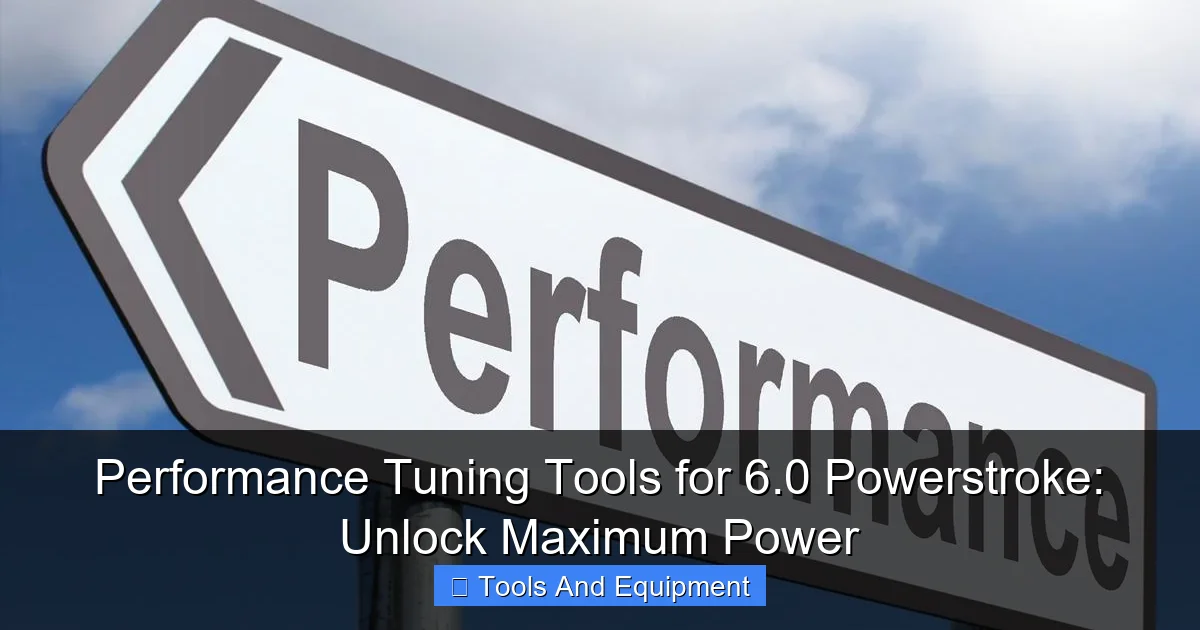 Performance Tuning Tools for 6.0 Powerstroke: Unlock Maximum Power - content1 visual guide