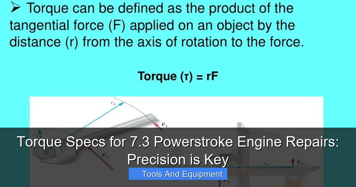 Torque Specs for 7.3 Powerstroke Engine Repairs: Precision is Key - content2 visual guide