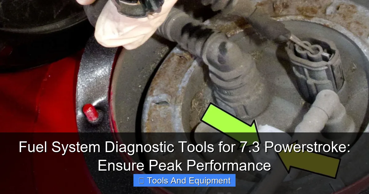 Fuel System Diagnostic Tools for 7.3 Powerstroke: Ensure Peak Performance - content1 visual guide