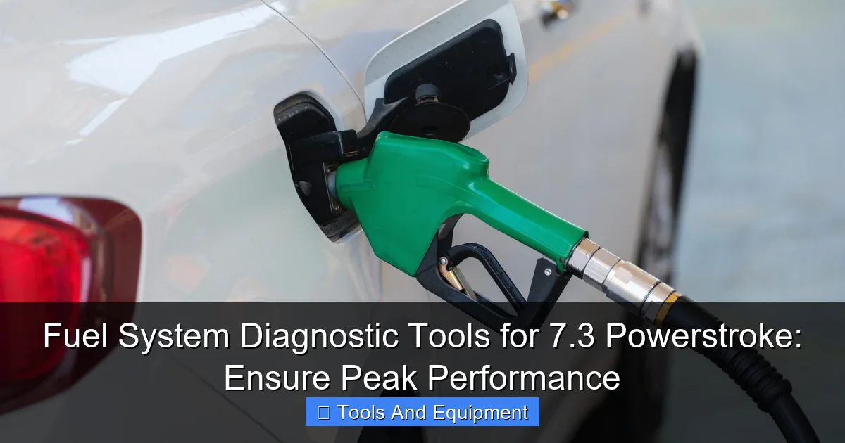 Fuel System Diagnostic Tools for 7.3 Powerstroke: Ensure Peak Performance - content2 visual guide