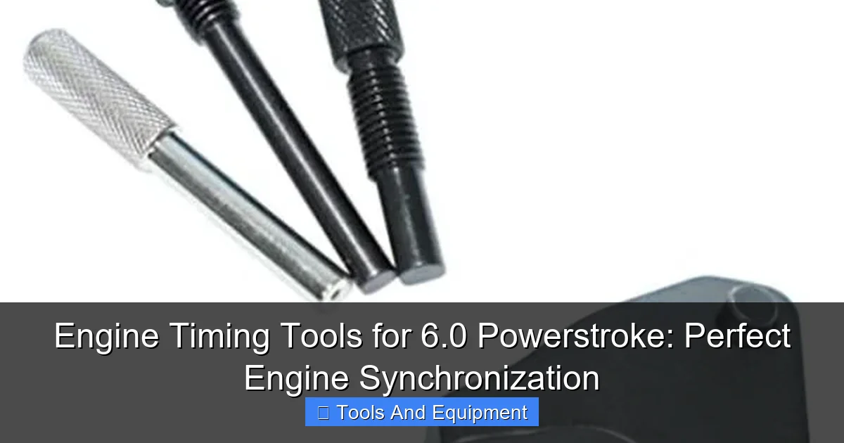 Engine Timing Tools for 6.0 Powerstroke: Perfect Engine Synchronization - content1 visual guide