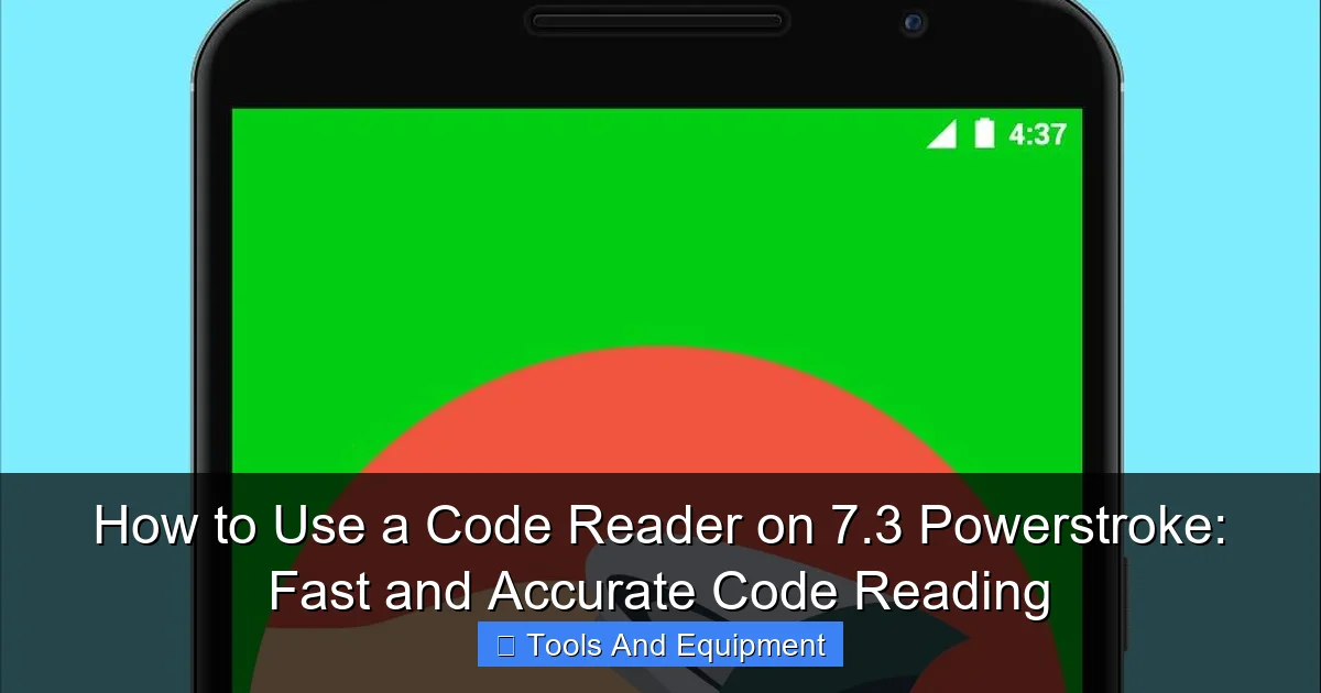 How to Use a Code Reader on 7.3 Powerstroke: Fast and Accurate Code Reading - content1 visual guide