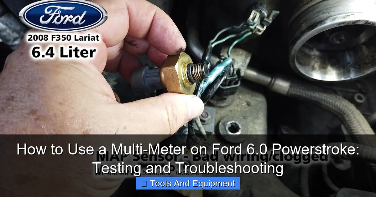 How to Use a Multi-Meter on Ford 6.0 Powerstroke: Testing and Troubleshooting - content1 visual guide
