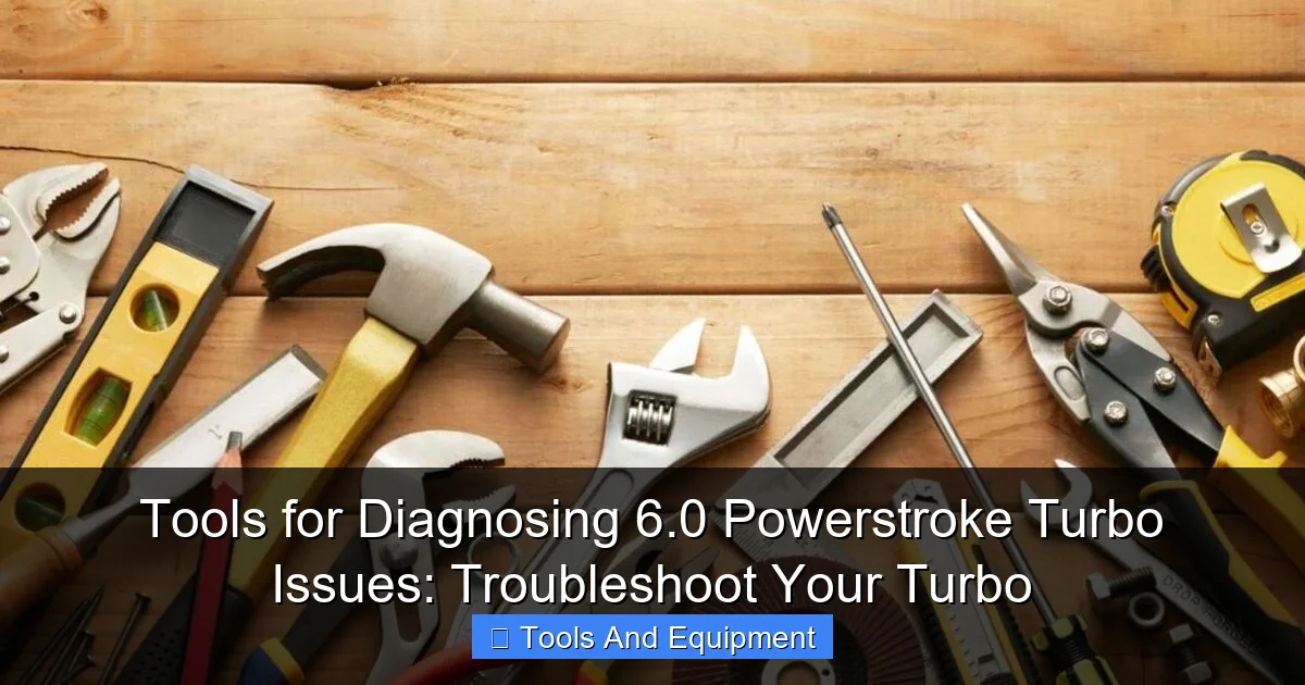 Tools for Diagnosing 6.0 Powerstroke Turbo Issues: Troubleshoot Your Turbo - content1 visual guide