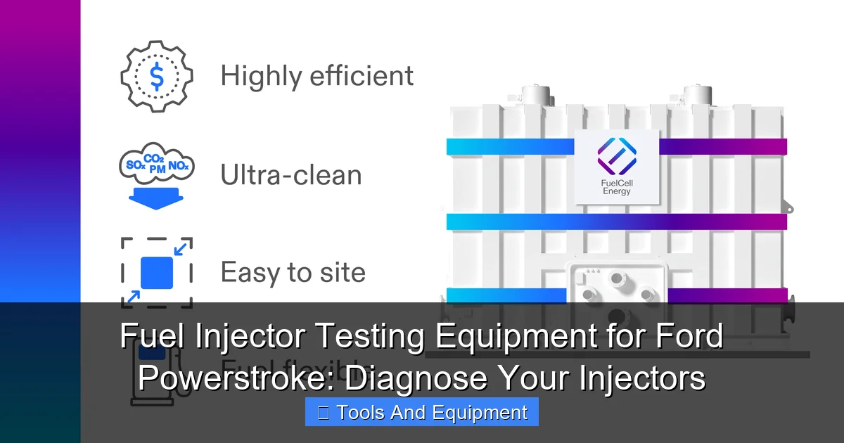 Fuel Injector Testing Equipment for Ford Powerstroke: Diagnose Your Injectors - content1 visual guide