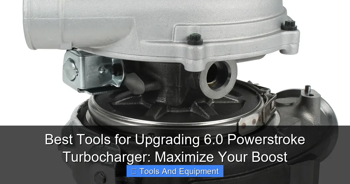 Best Tools for Upgrading 6.0 Powerstroke Turbocharger: Maximize Your Boost - content1 visual guide