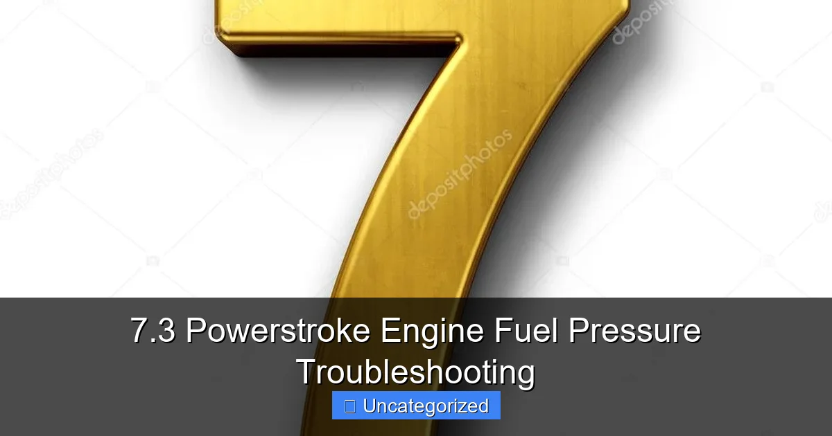 7.3 Powerstroke Engine Fuel Pressure Troubleshooting - content1 visual guide
