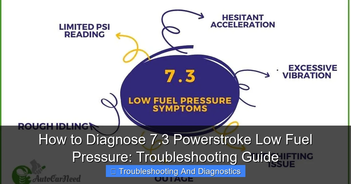 How to Diagnose 7.3 Powerstroke Low Fuel Pressure: Troubleshooting Guide - content1 visual guide