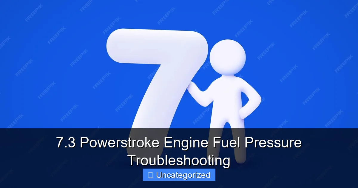 7.3 Powerstroke Engine Fuel Pressure Troubleshooting - content2 visual guide