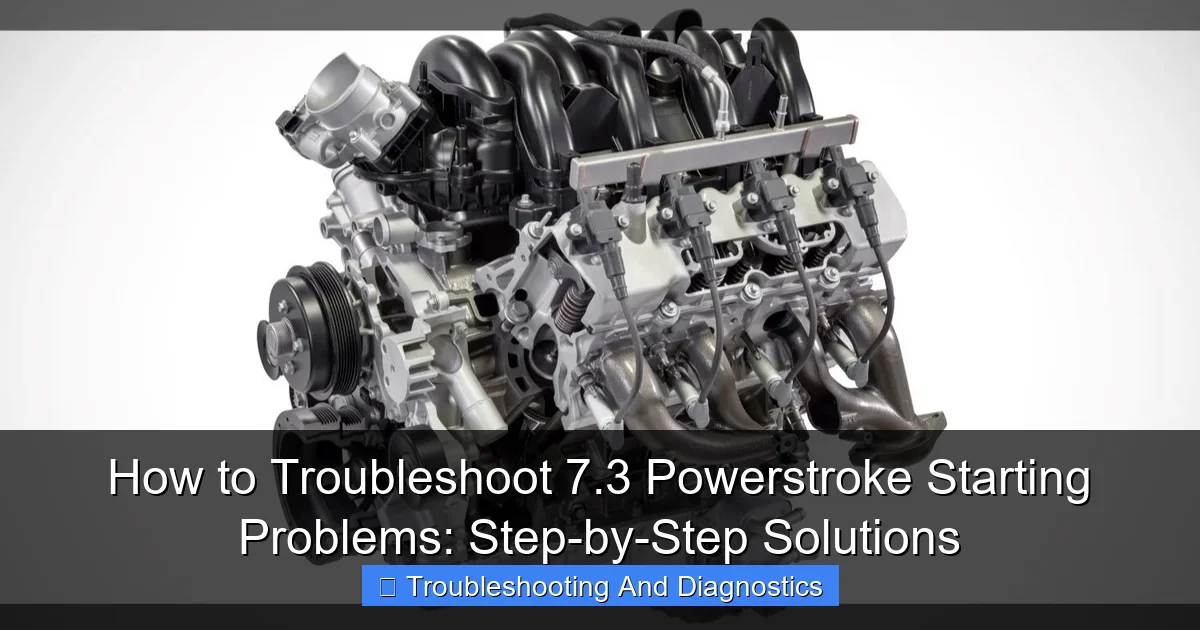 How to Troubleshoot 7.3 Powerstroke Starting Problems: Step-by-Step Solutions - content1 visual guide