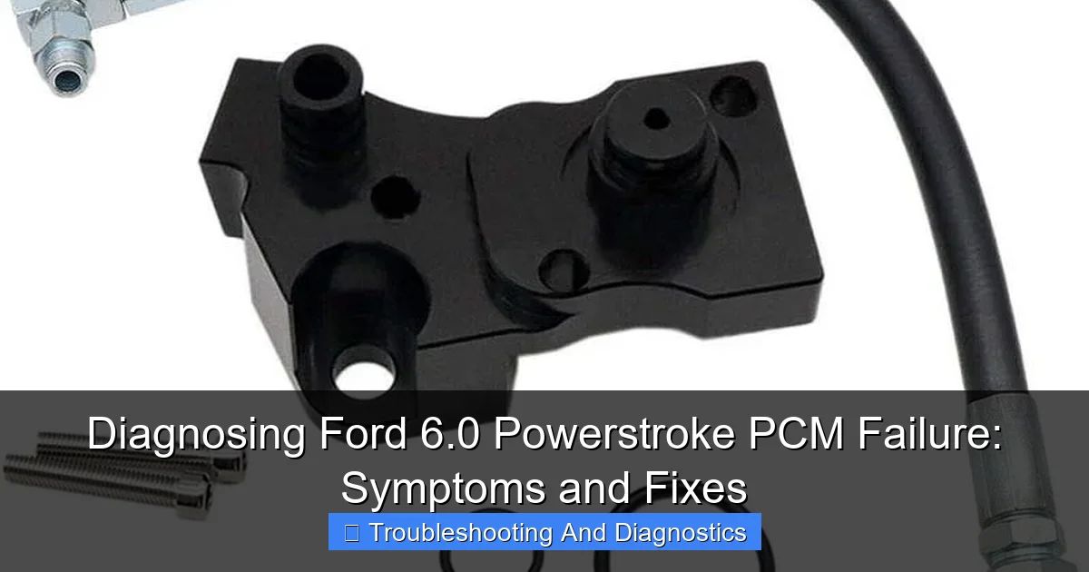 Diagnosing Ford 6.0 Powerstroke PCM Failure: Symptoms and Fixes - content1 visual guide