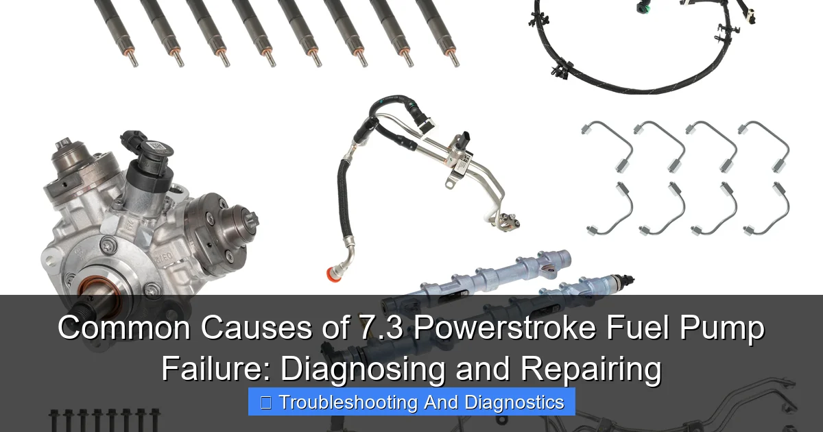 Common Causes of 7.3 Powerstroke Fuel Pump Failure: Diagnosing and Repairing - content1 visual guide