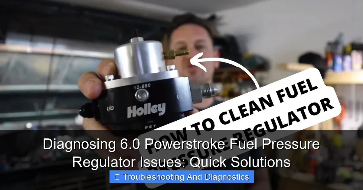 Diagnosing 6.0 Powerstroke Fuel Pressure Regulator Issues: Quick Solutions - content2 visual guide