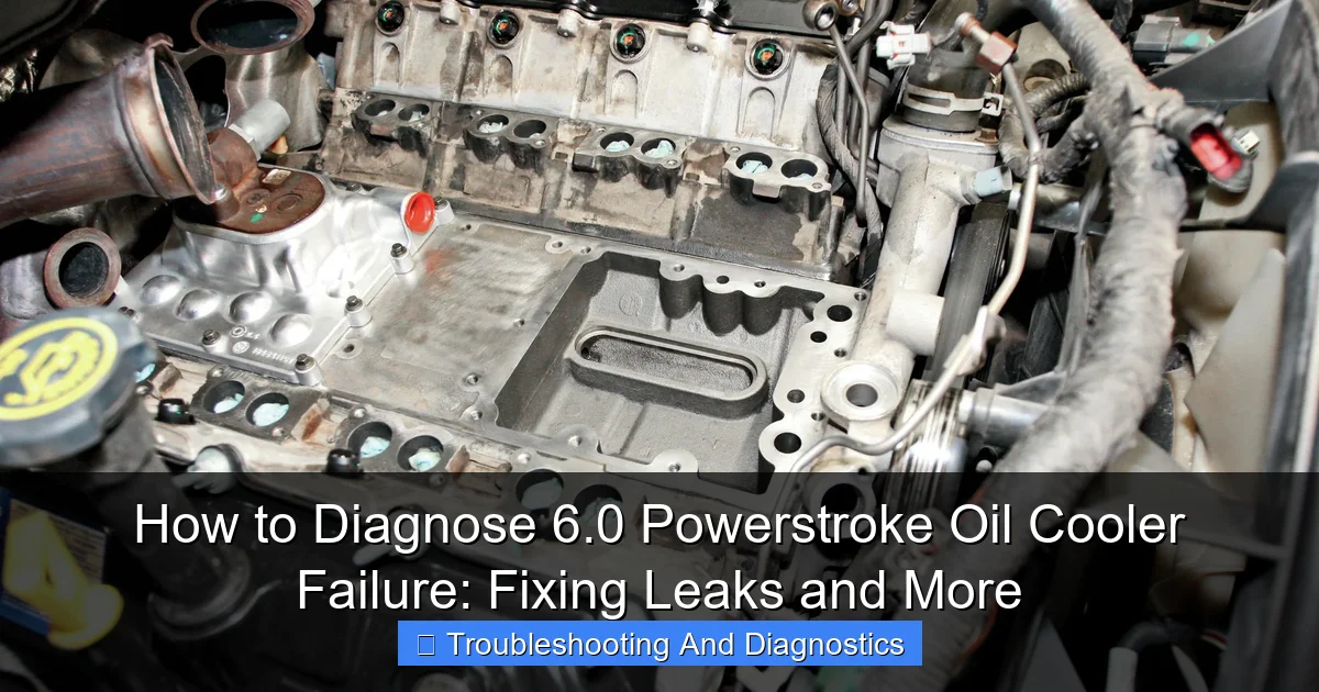 How to Diagnose 6.0 Powerstroke Oil Cooler Failure: Fixing Leaks and More - content2 visual guide